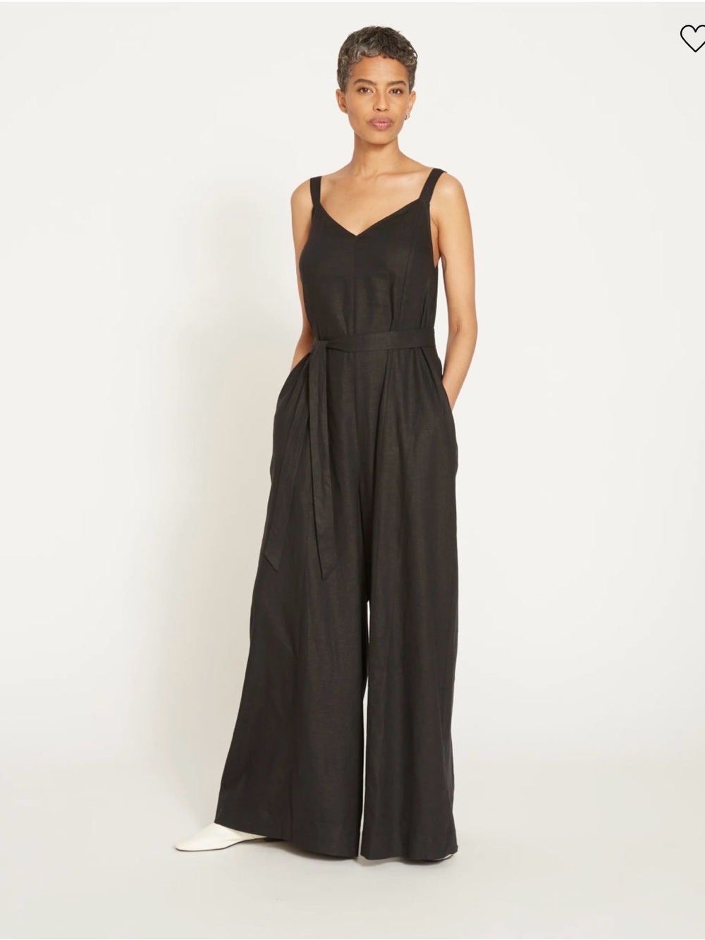 Universal Standard Promenade linen jumpsuit size xs
